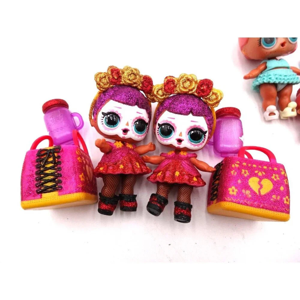 LOL Surprise BeBe BONITA Dolls TREASURE & Lil Treasure Sis Whoppers Malted Maven